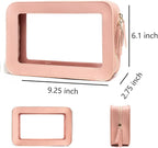 Clear Makeup Bag Small, TSA Approved Portable Toiletry Bag - Image 6