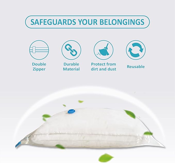 Vacuum Storage Bags, 10 Jumbo Space Saver Bags - Image 3