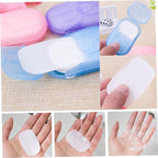 500 Sheets Colorful Disposable Soap Paper 5 Boxes Hand Cleaner Fragrance Mini - Image 9