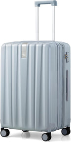 Hanke 24 Inch Expandable Checked Luggage Lightweight PC Hard Shell Luggage by Hanke