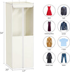 Univivi Garment Bags for Hanging Clothes, 2 Pack Large Clothes Storage Bags - Image 4