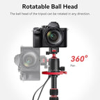 ULANZI TT31 72.4" Camera Tripod, Foldable Tripod & Monopod Aluminum w Claw - Image 6