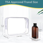 Cosywell Travel Shampoo Bottles 4pcs 3.4oz TSA Approved Travel Size Bottles - Image 2