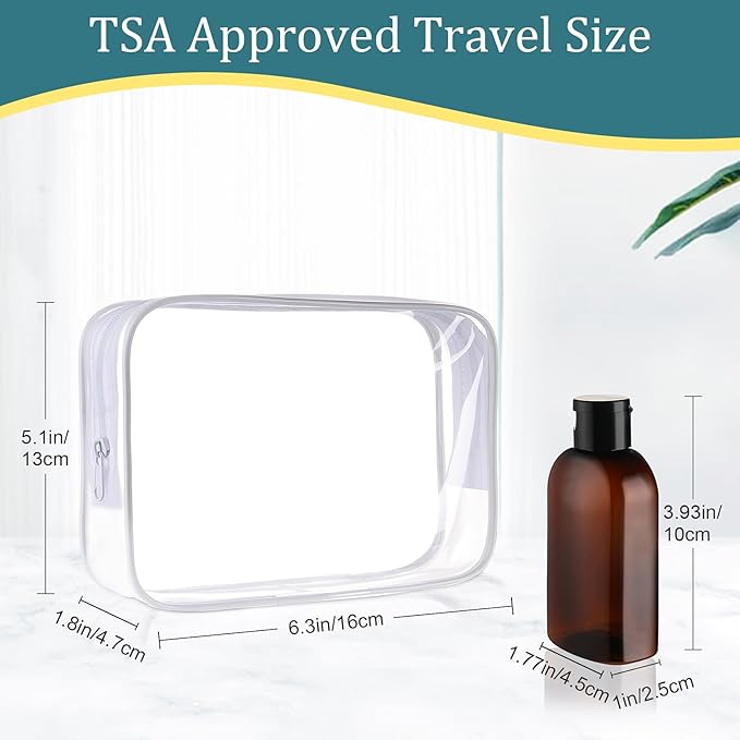 Cosywell Travel Bottles for Toiletries 4pcs 3.4oz Travel Shampoo and - Image 2