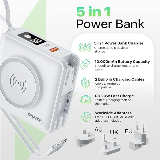 PWR Travel PRO 5-in-1 Power Bank - Image 2