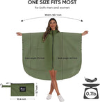 PTEROMY Hooded Rain Poncho for Adult - Image 2