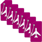 6 Pack Silicone Luggage Tag for Suitcases by MODENGKONGJIAN