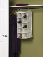 Household Essentials 311344 10 Pocket Hanging Shoe Storage Organizer - Image 2