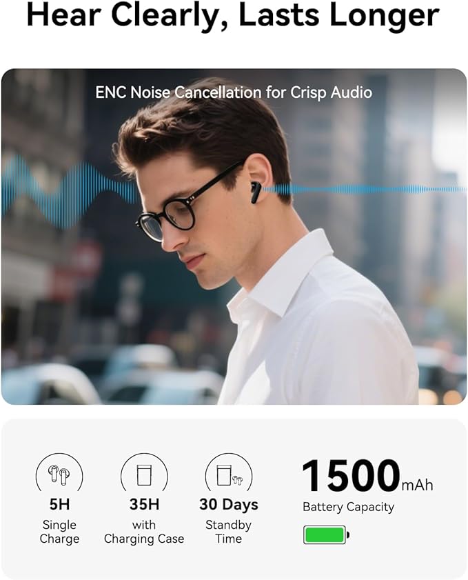 Wooask A9 Translation Earbuds Real Time Support Calls & Hotspot Sharing - Image 7