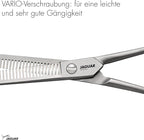 Jaguar Satin 30/30 Thinning and Texturizing Scissors, Right Handed Haircutting Shears, 6.0 Inch