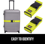 GORILLA GRIP Heavy Duty 4 Pack Adjustable Luggage Straps - Image 4