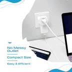 Ceptics US to UK Plug Adapter UK, Ireland Power Adapter Charger 4 Input - Image 7