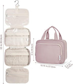Narwey Hanging Toiletry Bag for Women Travel Makeup Bag Organizer Toiletries - Image 8