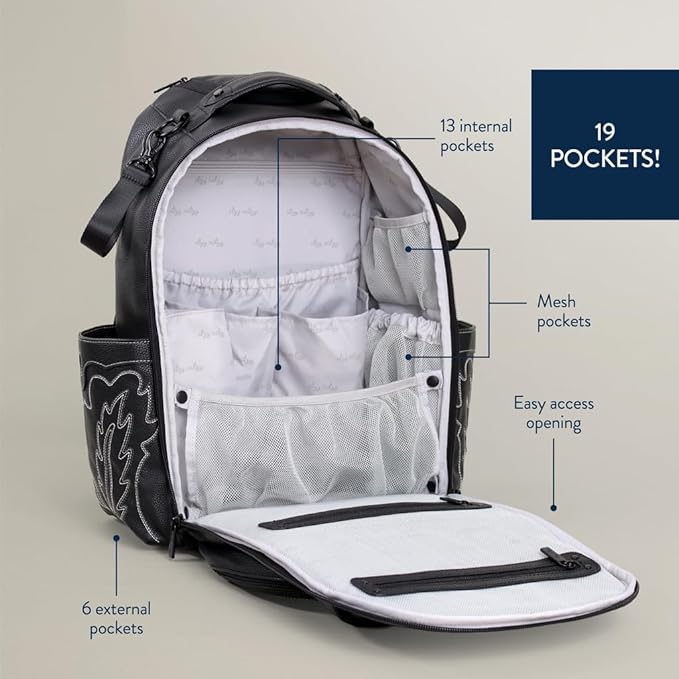 Itzy Ritzy Large Capacity Boss Plus Baby Backpack Diaper Bag Featuring 19 - Image 5