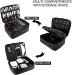Travel Electronics Organizer, Waterproof Cable Organizer Bag - Image 3