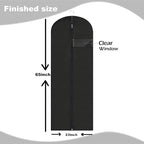 Dress Bags for Gowns Long, Suit Bag Cover for Storage and Travel, 2 Pack - Image 2