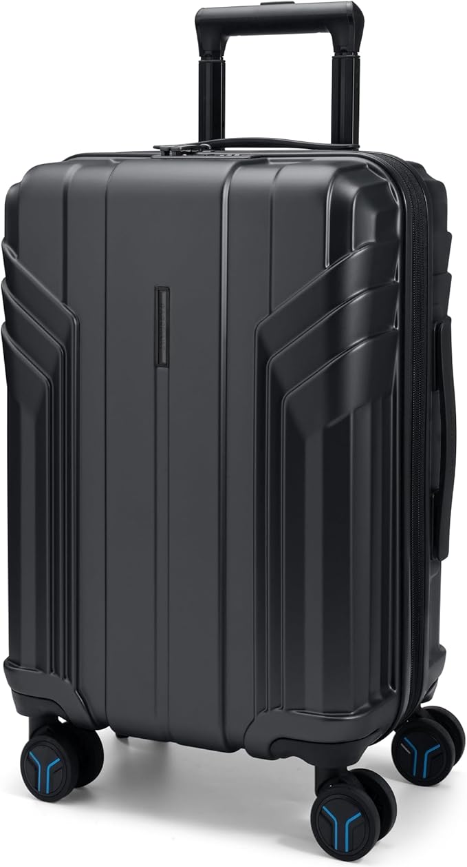 BAGSMART Expandable Carry On Luggage 22x14x9 Airline Approved, 1OO% PC by BAGSMART