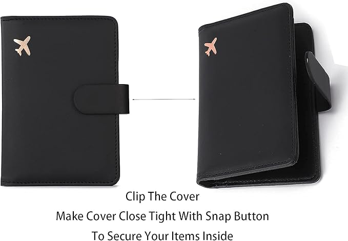 Melsbrinna Premium Leather Passport Holder Covers Case, Waterproof Rfid - Image 5