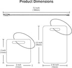 （2-Pack） Stainless Steel Custom Luggage Tags - Image 4