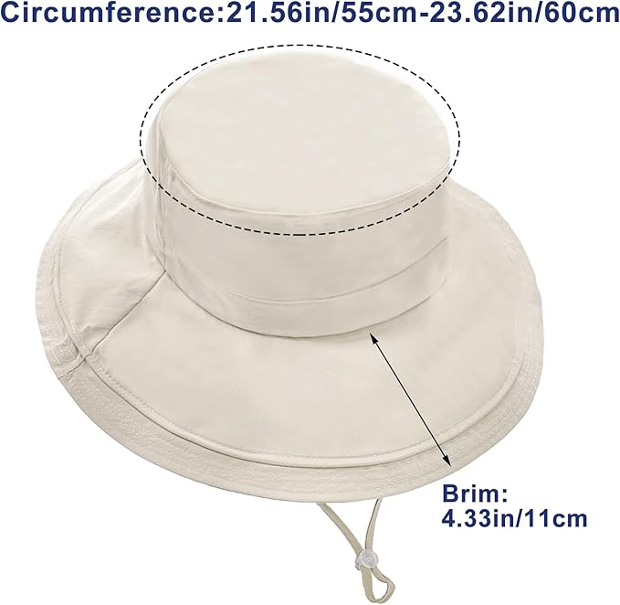 Sun Hats for Women Wide Brim Ponytail UV Protection Beach Hat Packable - Image 2
