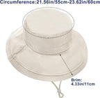 Sun Hats for Women Wide Brim Ponytail UV Protection Beach Hat Packable - Image 2
