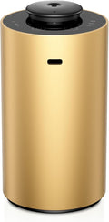 Airversa Waterless Essential Oil Diffuser for Home Aromatherapy Scent Diffusers with 3 Countdown Timer Settings or Timer-Off, 3 Mist Levels for Car Room Studio Office, ANX Premium Metal Gold