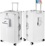 feilario 29in Super Large Captain Aluminum Frame Hardside Spinner Wheels Luggage by feilario