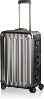 TRAVELKING All Aluminum Luggage Zipperless Hard Shell Suitcase by TRAVELKING