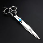 Professional Japanese Hair Scissors - 440C Stainless Steel/Rose Razor Edge (7 Inch Flat-B)