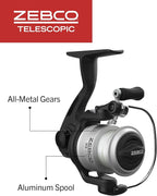 Zebco 33 Spinning Reel and Telescopic Fishing Rod Combo - Image 4