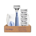 Flamingo Pubic Hair Razor for Women, Shaving Kit, 1 Pubic Razor Handle by Flamingo