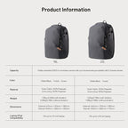 PGYTECH OneGo Lite 16L Camera Backpack Water-Resistant DSLR/Mirrorless Bag - Image 9