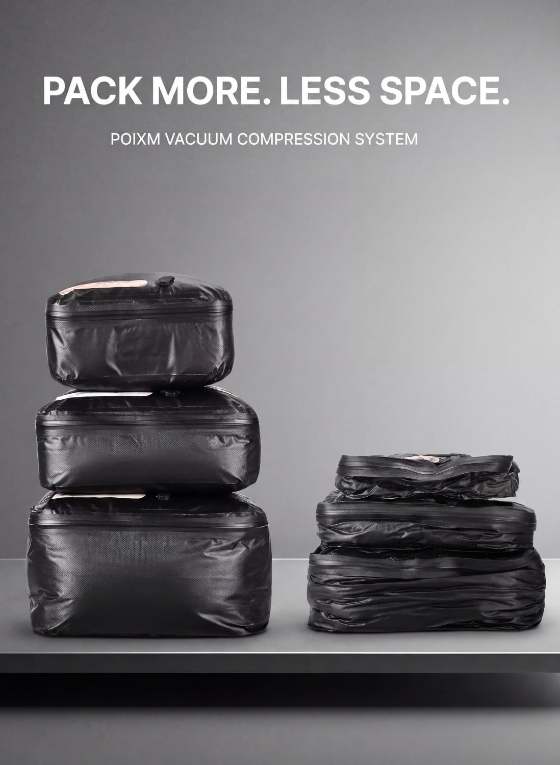 Vacuum Bags for Travel with Wireless Pump