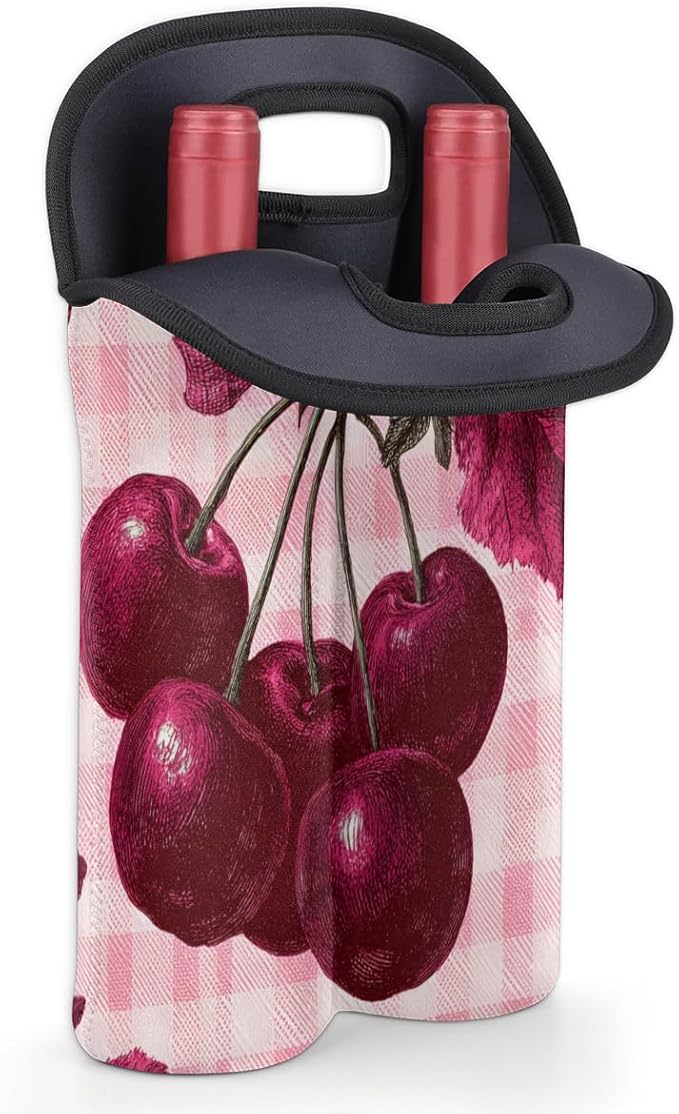 Neoprene Wine Tote, Bottle Carrier Gag Insulating Neoprene Thicker, Insulated - Image 4