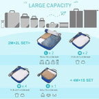 Compression Packing Cubes, Gonex Extensible Storage Mesh Bags Organizers - Image 3