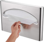 Commercial Toilet Seat Cover Dispenser, Wall Mount, 250 Single Seat Covers - Image 5