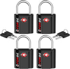 TSA Approved Luggage Locks, Ultra-Secure Dimple Key Travel Locks by Forge