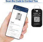 Smart Luggage Tags with QR Code Location Display - Image 3