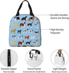 Cute Dog Lunch Box Puppy Lunch Bag Insulated Reusable Lunch Tote Bag Cooler - Image 7