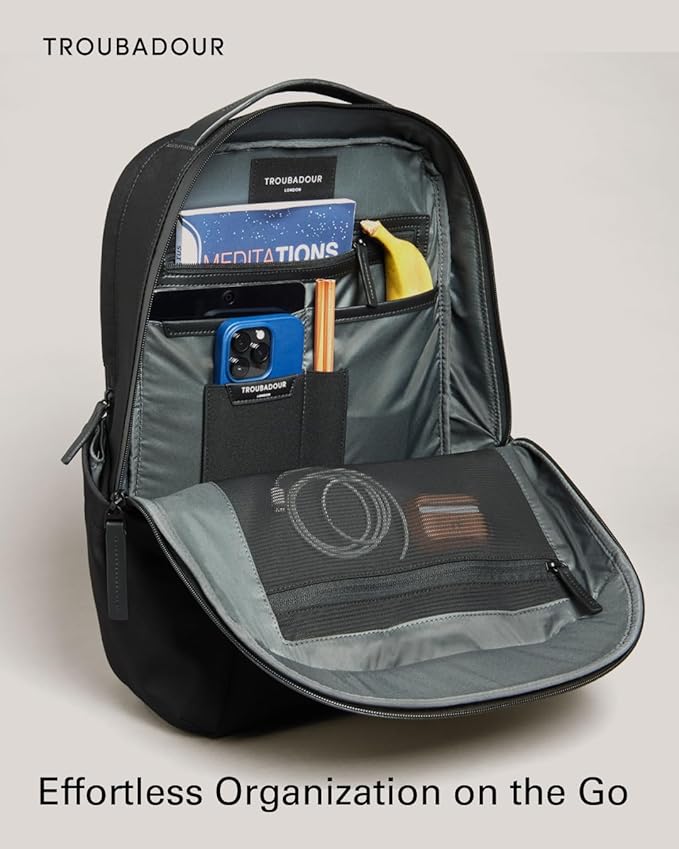 Troubadour Apex Backpack 3.0 - 25L Premium Laptop Backpack - Ergonomic & Water - Image 3