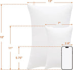 NTBAY Tiny Pillows, Down Alternative 7"x11" Microfiber Mini Pillow - Image 5