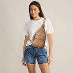 Sling Bag for Women Cross Body Purse Fanny Pack Sling Backpack Vegan Leather - Image 2