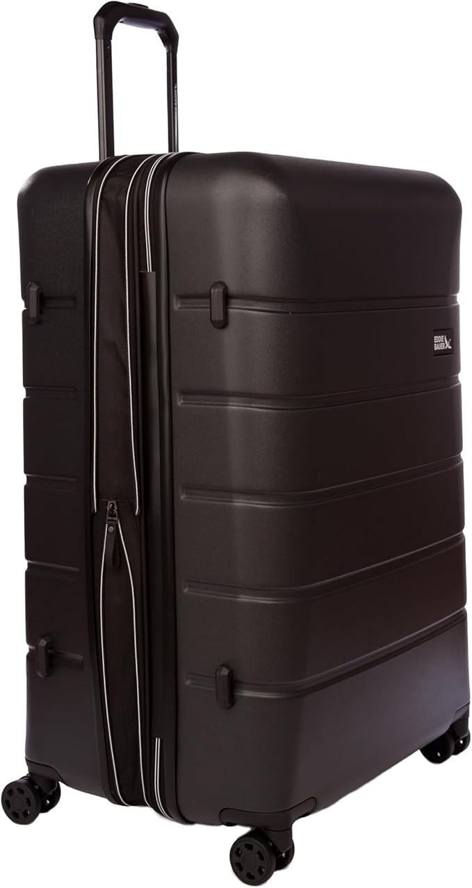 Eddie Bauer Glacier Checked 30" Luggage | Hardside | Spinner Wheels | - Image 6