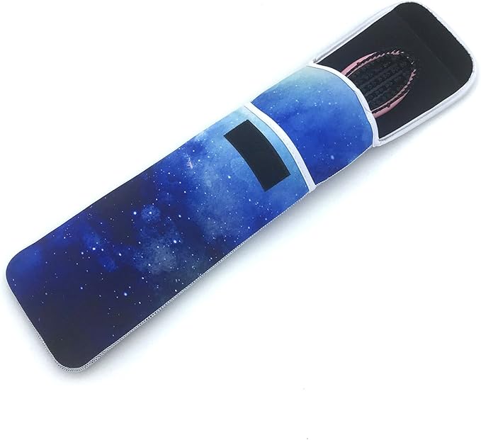 Wanty Hair Straighteners Case with Fastener - Neoprene Curling Iron Holder Flat Iron Curling Wand Travel Cover Case Bag PouchShield Curling Iron Cover - Flat Iron Travel Pouch (Blue Sky)