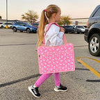 Kids Travel Tray for Toddler Car Seat (Ariel PinkStar)