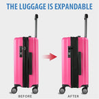 KROSER Hardside Expandable Carry On Luggage - Image 5
