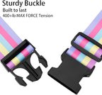 Rainbow Luggage Straps for Suitcases, Adjustable Luggage Travel Belts to Keep - Image 4