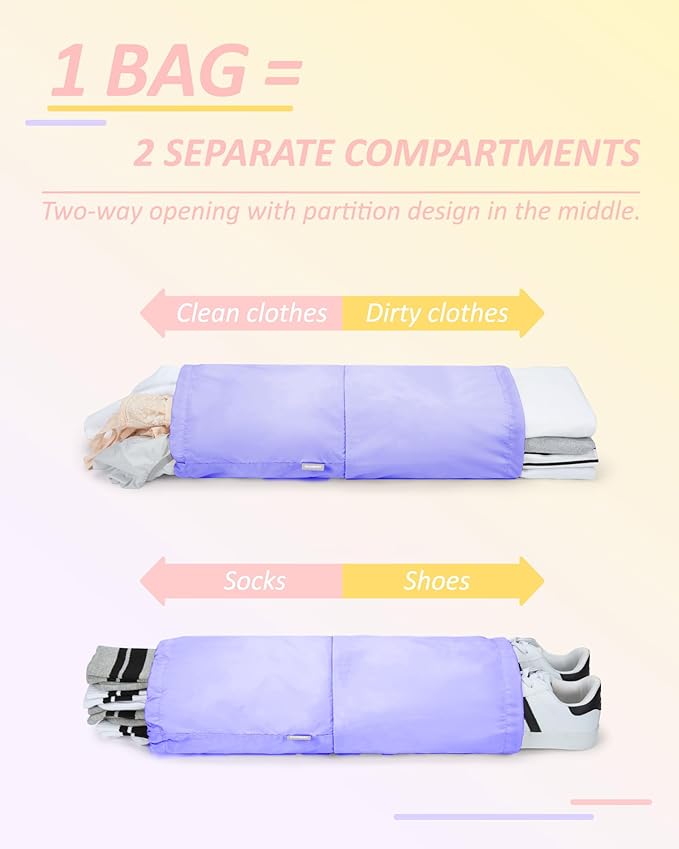 BAGSMART 6 Set Compression Packing Cubes - Image 4