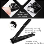 Manicure set Men Personal Care Tools Accessories Finger and Toe Nail Clippers - Image 7