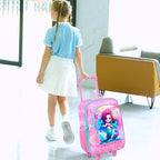 Kids Luggage for Boys Girls, Toddler Rolling Travel Carry on Suitcase - Image 7